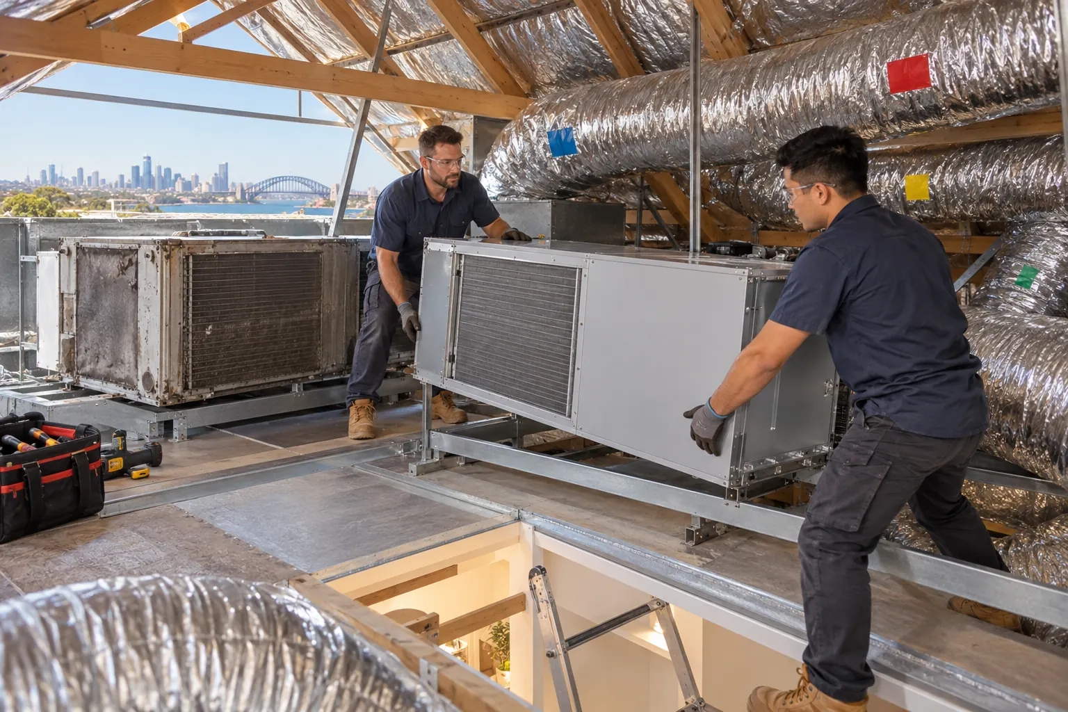 Ducted Air Conditioning Replacement Sydney Cost and Ductwork Scope